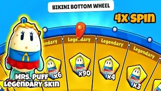 Bikini Bottom Wheel ft. Legendary Skin Mrs Puff Stumble Guys 0.61