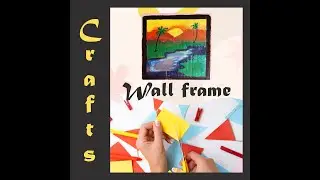 wall frame with Junk material