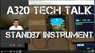 Airbus A320 Cockpit Tour: #37 - Standby Instrument: What do all those buttons do?!