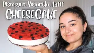 KAYNANAMDAN TARİFLER | Yaban Mersinli Pratik Cheesecake (Ya da Yoğurtcake?) | Fırın YOK, Pişirme YOK