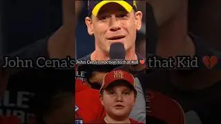 John Cena's reaction to that Kid 💔 on RAW | WWE raw highlights #shorts #wweraw #johncena