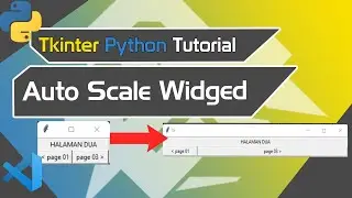 python tkinter tutorial #30 | Ukuran widged menyesuaikan ukuran frame otomatis