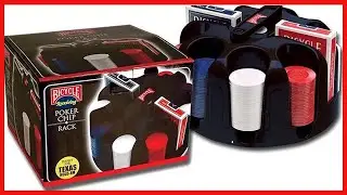 Bicycle Carousel Poker Set, 200 2-Gram Poker Chips and 2 Decks of Bicycle Cards