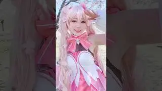 Miku Miku Beam!! 🌸✨ #mikuhatsune #vocaloid #sakura #cosplay #mikucosplay #cosplaytransformation