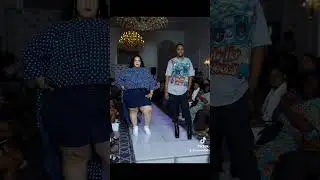 Model Angie Ruiz at Beautiful you tour fashion show in NYFW