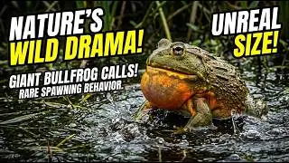 Bull Frog 🐸 Calling and Spawning