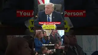 President Trump Clashes With A ABC News Reporter, Calls Her A Loud Person