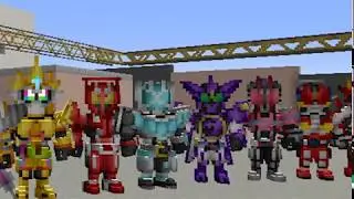 Heisei Riders Final Forms - Minecraft Armourer's Workshop Creation Showcase