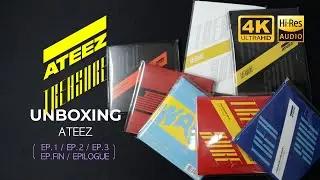 [4K/Hi-Res] UNBOXING ATEEZ Meta Album - TREASURE EP.1/ EP.2/ EP.3/ EP.FIN/ EPILOGUE | 에이티즈 앨범 언박싱