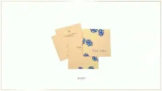 D-10237, Cream Color, Designer Multifaith Invitations, Wedding Invitation, Wedding Card.