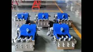 High pressure plunger pump for water jet cleaning machine