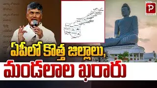 New Districts and Mandals Announced in Andhra Pradesh | CM Chandrababu Naidu | Telugu Popular TV