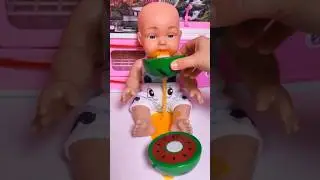 ASMR Unboxing Mini Boys Unboxing Watermelon Kitchen Set Toys 🫣🍉
