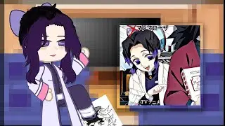Female anime characters react to Shinobu Kochou 1/5 [inner sakura]