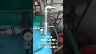 SS SIMPLE Pneumatic BARREL PUMP