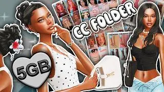 Sims 4 aesthetic cc folder MAXIS MATCH hairs clothes accessories shoes SKINS makeup cc finds