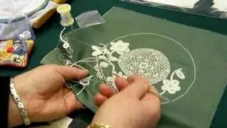 Irish Crochet Lace Demonstration 2 by Nora Finnegan