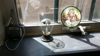 Crookes Radiometer Spinning in Sunlight