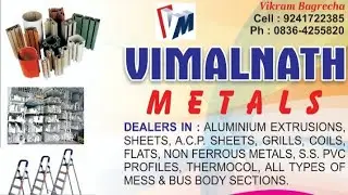 #AluminiumDealers #AluminiumHubli VIMALNATH METALS HUBLI Cell: 9241722385 #BizzGuide