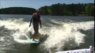2015 Lakewakes BEAN Hybrid wakesurf board