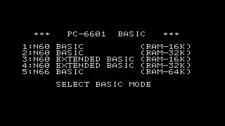 NEC PC-6601