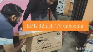 BPL 32Inch tv full hd  unboxing and installation and review 2025 Android tv 32Hbzf Jaaw039