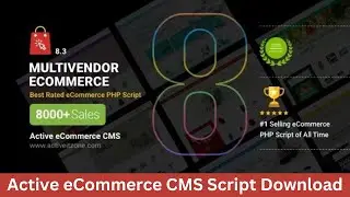 Active eCommerce CMS Script Free Download || Active eCommerce website php script download