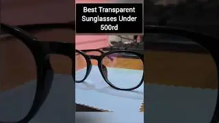 Best Transparent Sunglasses Under 500rs #shorts #sunglasses #bestsunglasses #sunglassesfashion