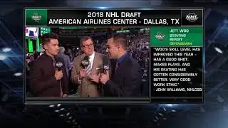 NHL Tonight  Woo on the Draft: Jett Woo on excitement heading into 2018 NHL Draft  Jun 22,  2018