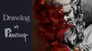 Drawing v/s Painting Showcase | Mimicking traditional art techniques