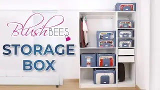 Organize your Home & Wardrobe with BlushBees Storage Living Boxes | Cloth Storage Boxes