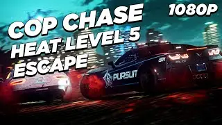 NFS HEAT - Cop Chase Heat Level 5 Escape