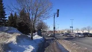 Boulevard Roland-Therrien near the intersection with King-George street, Longueuil, Qu&eacute;bec, Canada