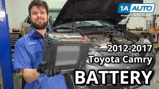 Как заменить аккумулятор Toyota Camry 2012-2017