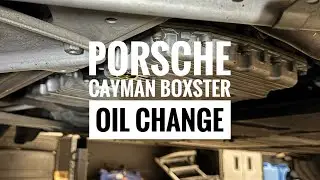 Porsche 981 Cayman Boxster Oil Change With Liqui Moly