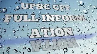 UPSC CAPF AC 2021
