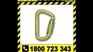 30kN Triplelock Karabiner with captive pin karabners anchorage connectors fall protection