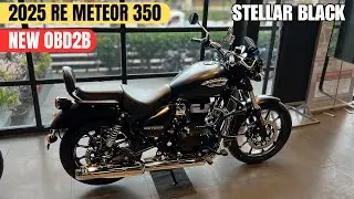 2025 Royal Enfield Meteor 350 Stellar Black Full Review ❤️ Price & Features ✅ Best For Long Ride