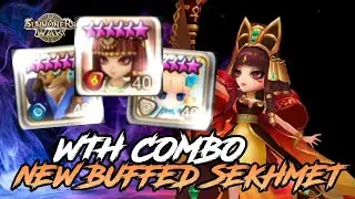 NEW BUFFED SEKHMET COMBO IN SPECIAL LEAGUE [Summoners War : Sky Arena]
