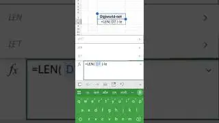 Part-3 Excel Me Space Count Ka Secret LEN + SUBSTITUTE#ExcelTips#ExcelShorts #ExcelTricks#LearnExcel