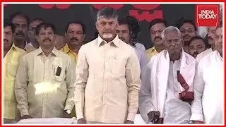 Andhra Status Row: CM Naidu Goes On Hunger Strike, Accuses Centre Of Non-Cooperation