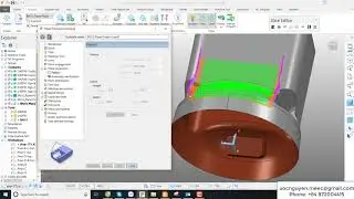 PowerMill 2019 Projection Plane Finish  3,5 Axis