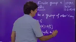 Finite Group is Cyclic