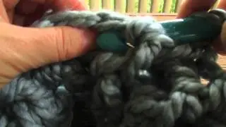 Outlander Claire crocheted cowl tutorial part 2 with foundation chain