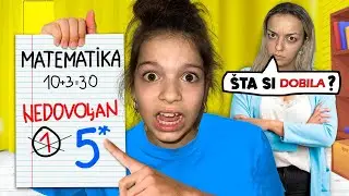 LAŽEM MAMU DA SAM DOBILA 5 NA TESTU!!