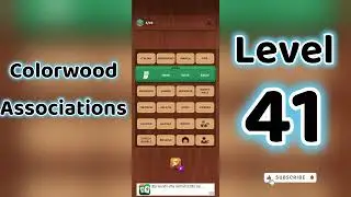 Colorwood Associations Level 41 Answers 🧩✨ | Go Answer