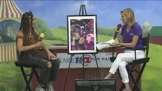 Leslie Barlow stops by the KARE Barn to discuss State Fair art project