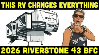 БЕЗУМНО РОСКОШНЫЙ СЕДЛИННЫЙ ПРИЦЕП | Новая модель Riverstone 43BFC 2026 года!