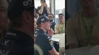 That may be cheating, Max 👀 🎶 #F1 #RedBullRacing