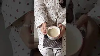 ma petite morning routine wellness 💗 #morningroutine #recettehealthy #thatgirl #bienetre #pancakes